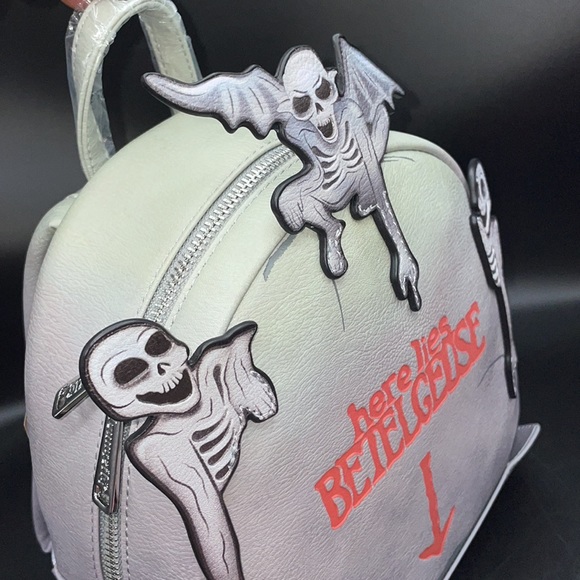 24HR DROP ⬇️ Loungefly Glow in the dark Beetlejuice backpack - Picture 4 of 4